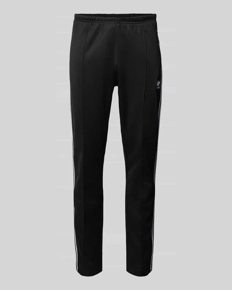 adidas Slim Fit Sweatpants mit Label-Stitching Modell 'BECKENBAUER Black