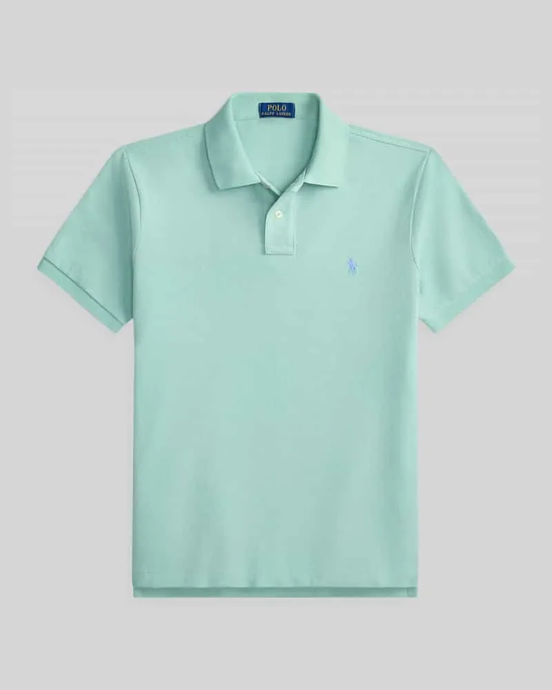 Ralph Lauren Slim Fit Poloshirt aus reiner Baumwolle Mint