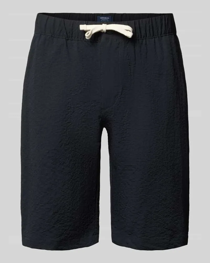 McNeal Shorts mit elastischem Bund und Eingrifftaschen Marine
