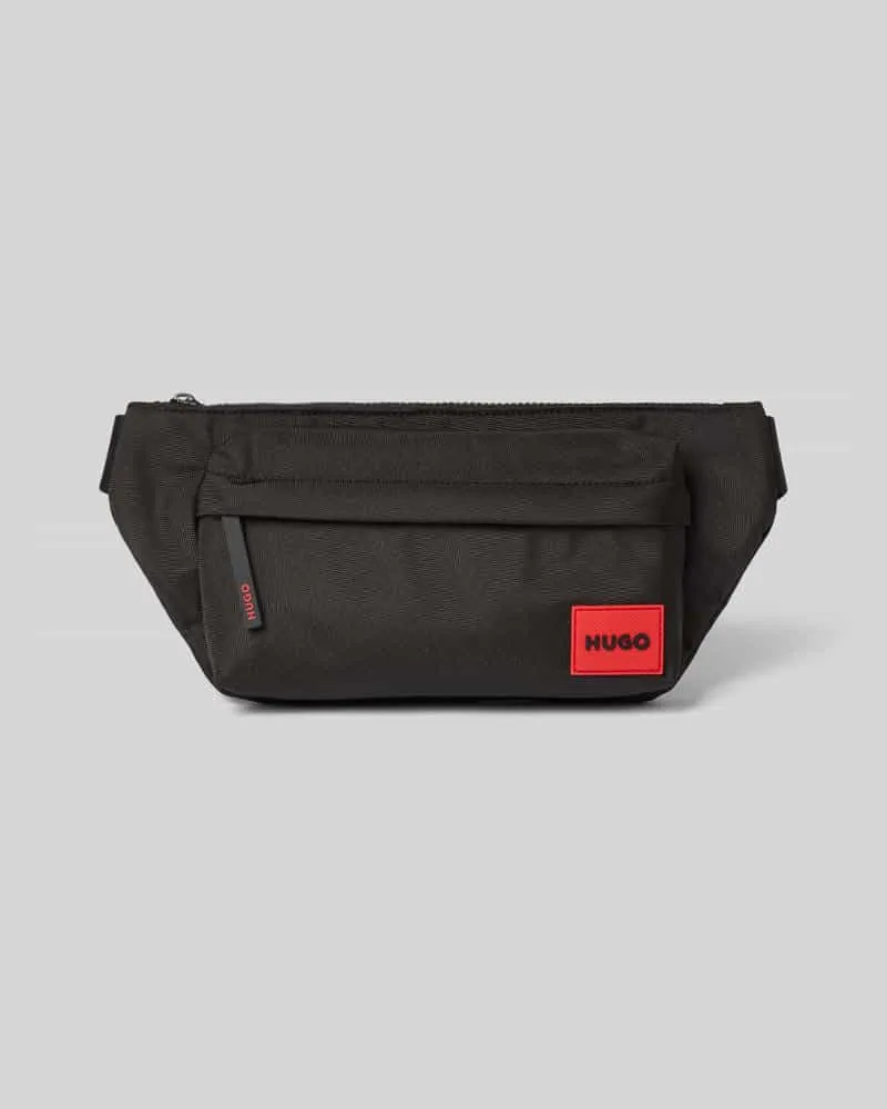 HUGO BOSS Bauchtasche mit Label Patch Modell 'ETHON3.0 Black