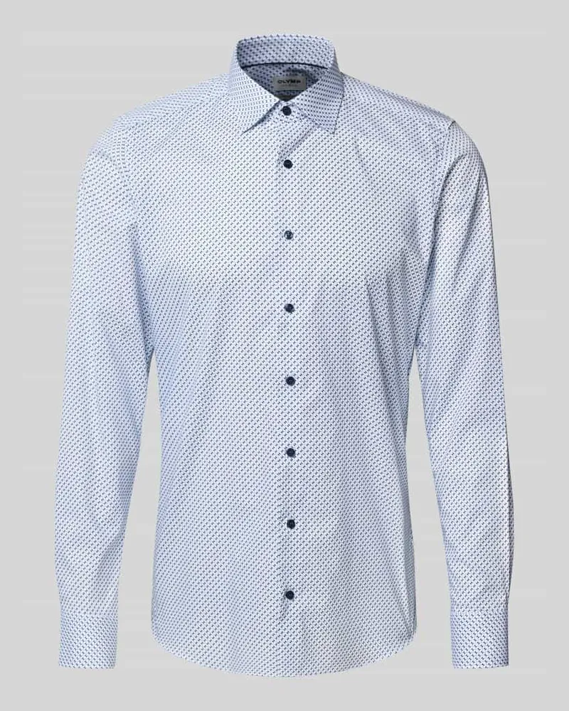 Olymp Slim Fit Business-Hemd mit Kentkragen 