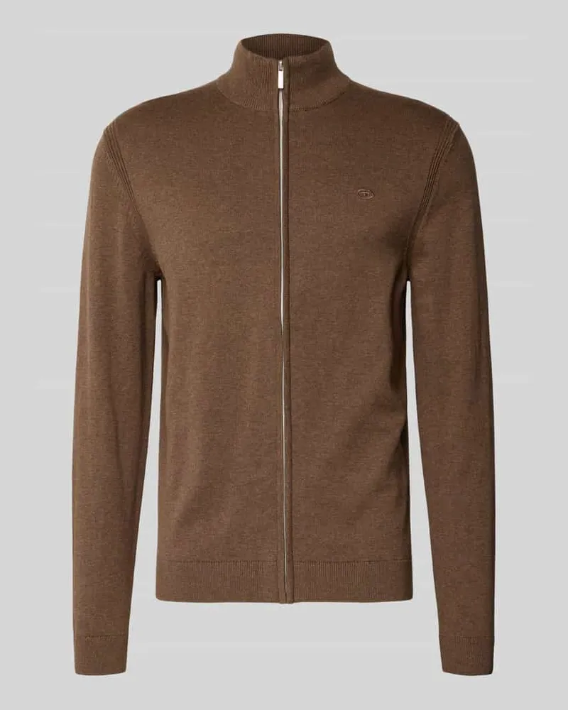Tom Tailor Regular Fit Strickjacke aus reiner Baumwolle 