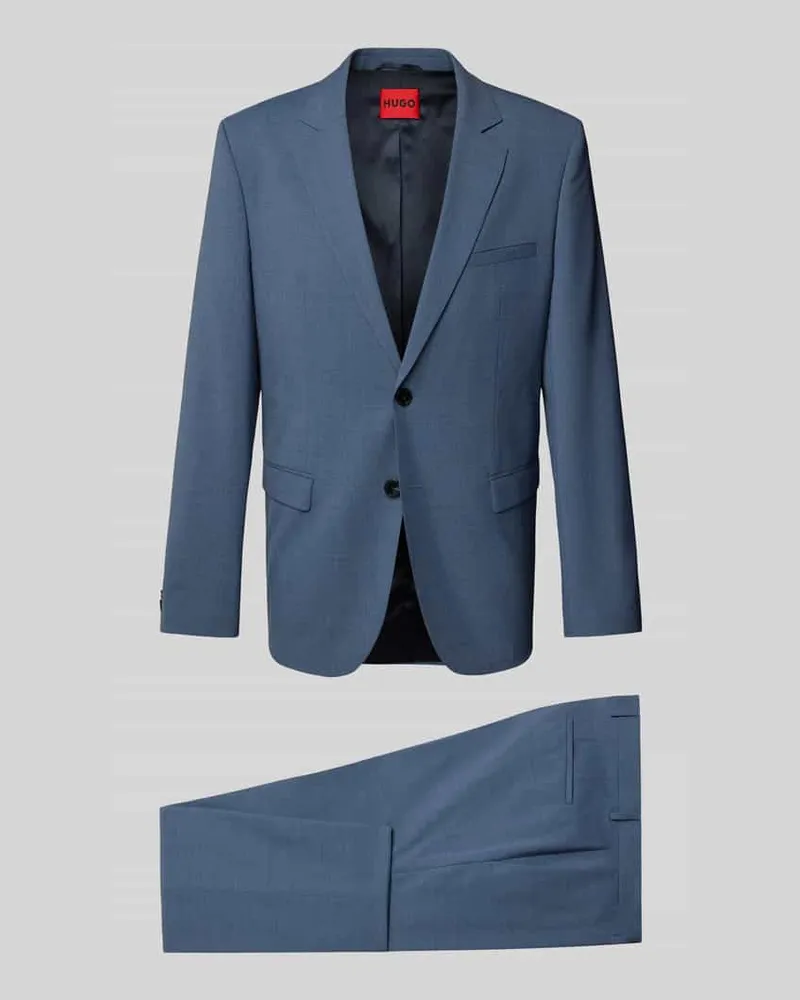 HUGO BOSS Extra Slim Fit Anzug mit Schurwoll-Anteil Modell 'ARTI 