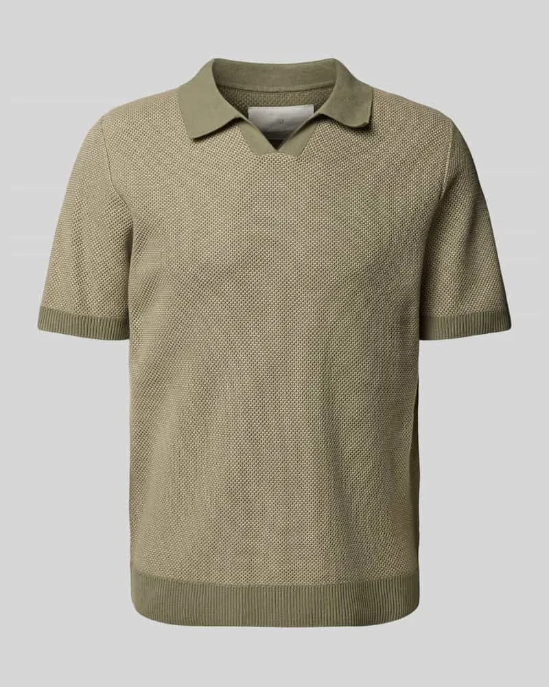 Jack & Jones Regular Fit Poloshirt mit V-Ausschnitt Modell 'CEASTON 