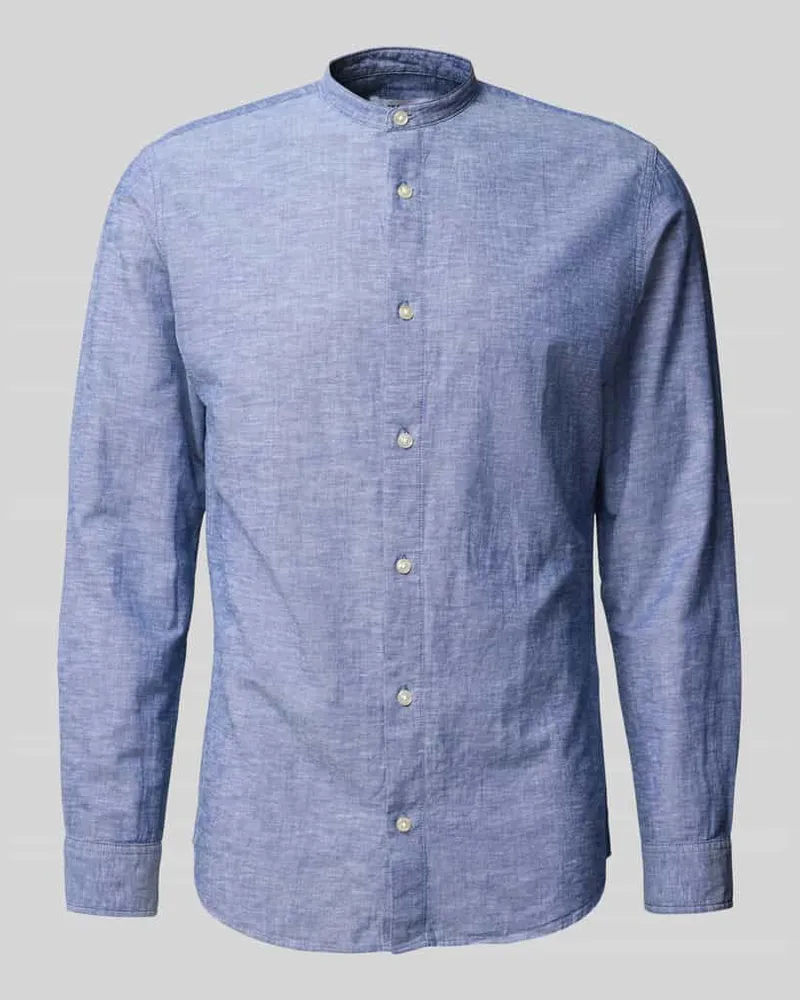 Jack & Jones Slim Fit Freizeithemd mit Leinen-Anteil Modell 'BREEZE 