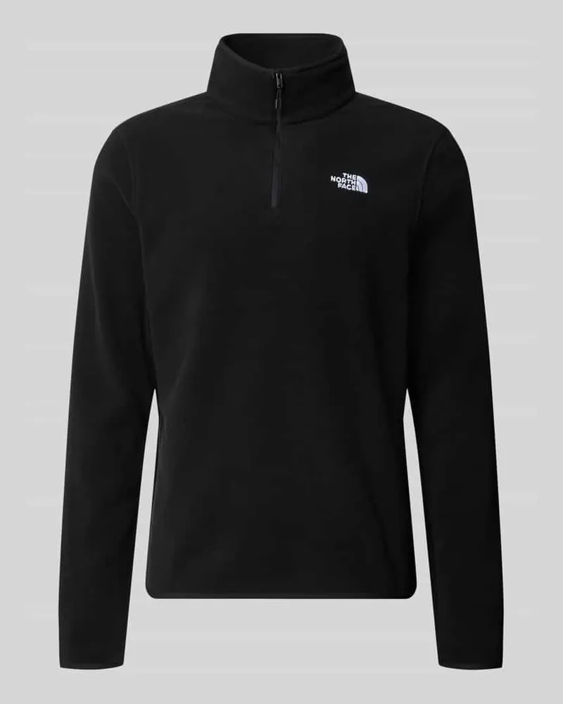 The North Face Fleecepullover mit Troyer-Kragen Modell 'GLACIER Black