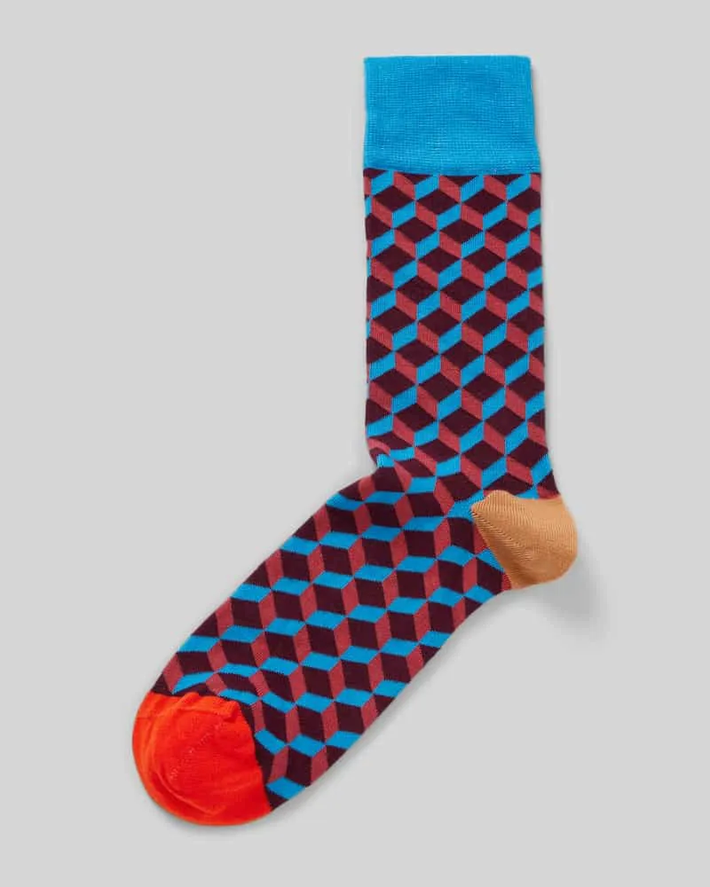 DillySocks Socken mit Motiv-Stitching Modell 'Pop Dice Royal