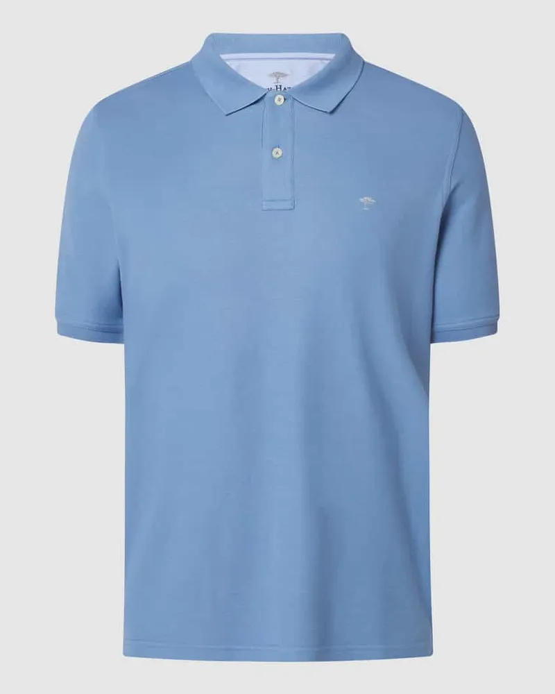 Fynch-Hatton Regular Fit Poloshirt mit Label-Stitching 