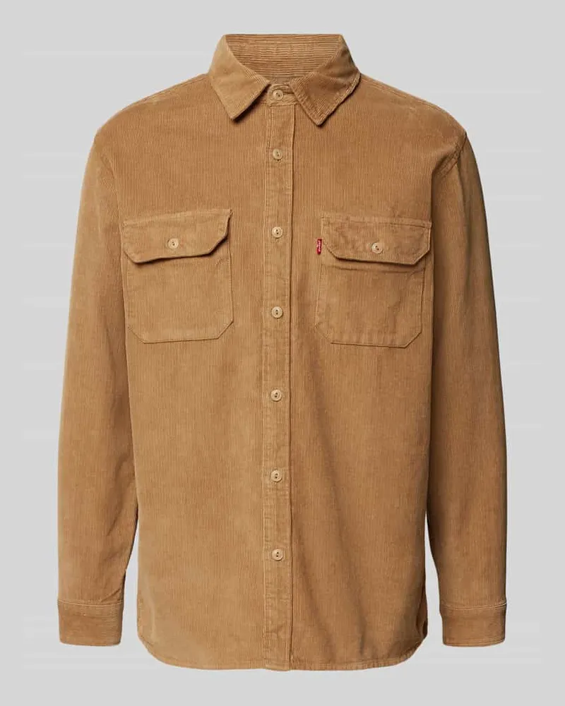Levi's Relaxed Fit Cordhemd mit Brusttaschen Modell 'JACKSON 