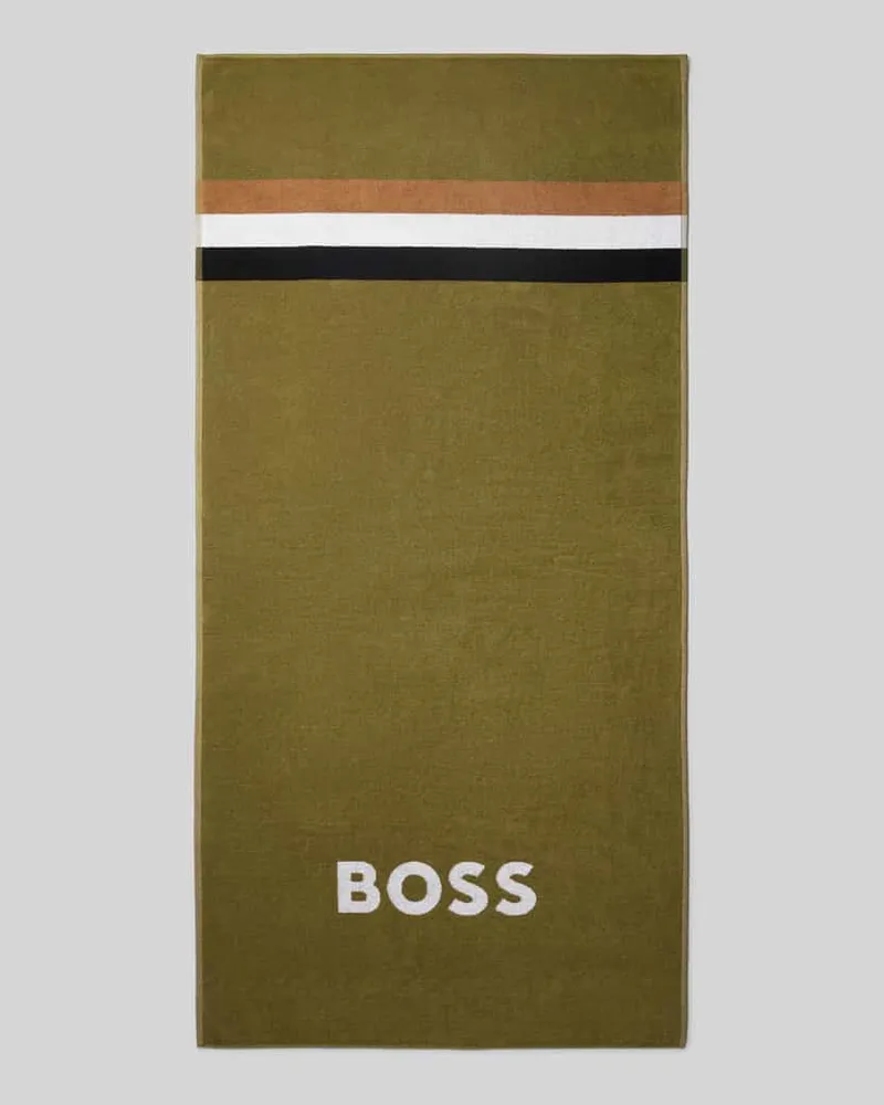 HUGO BOSS Handtuch mit Label-Detail Modell 'Louis 