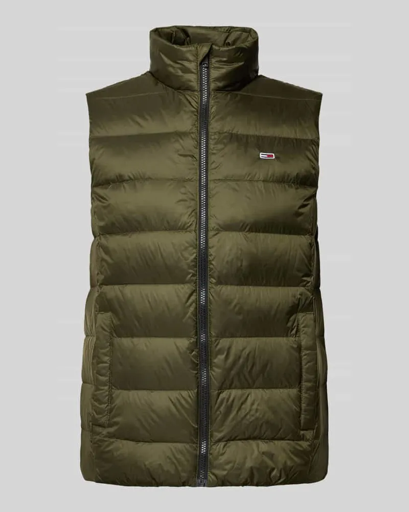 Tommy Hilfiger Steppweste mit Reißverschluss Oliv