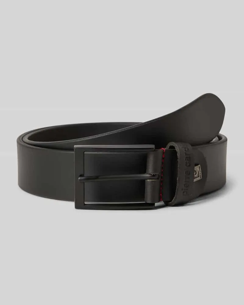 Pierre Cardin Gürtel mit Label-Detail Black