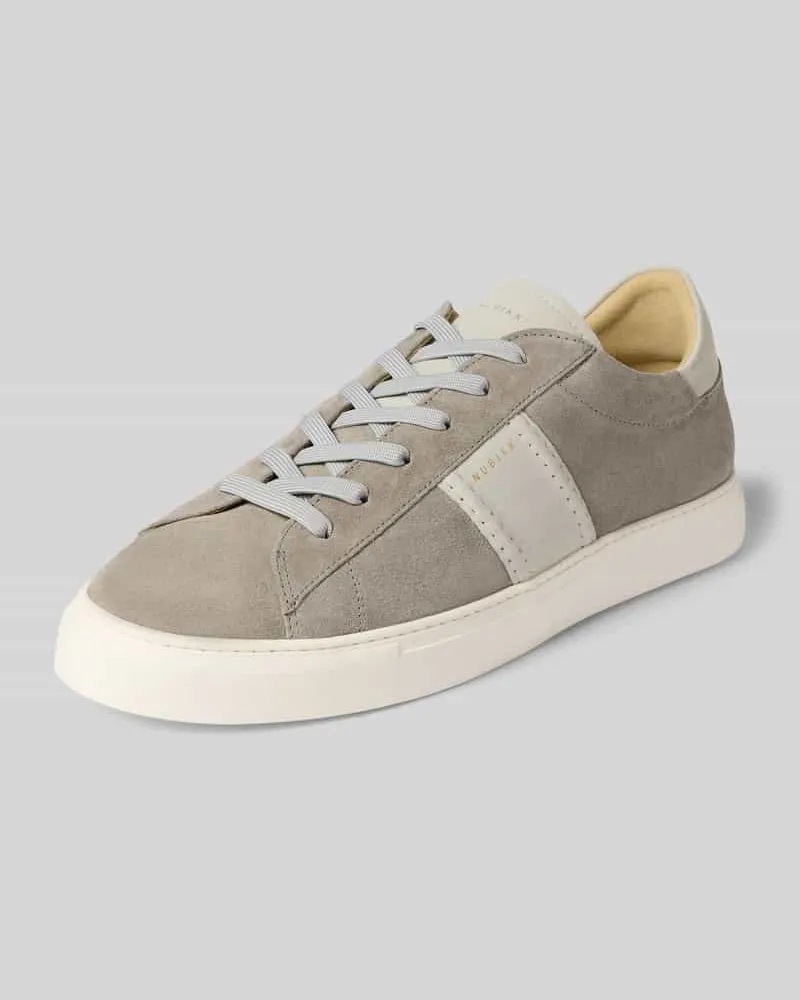 Nubikk Sneaker aus echtem Leder Modell 'Jase Morris Hellgrau