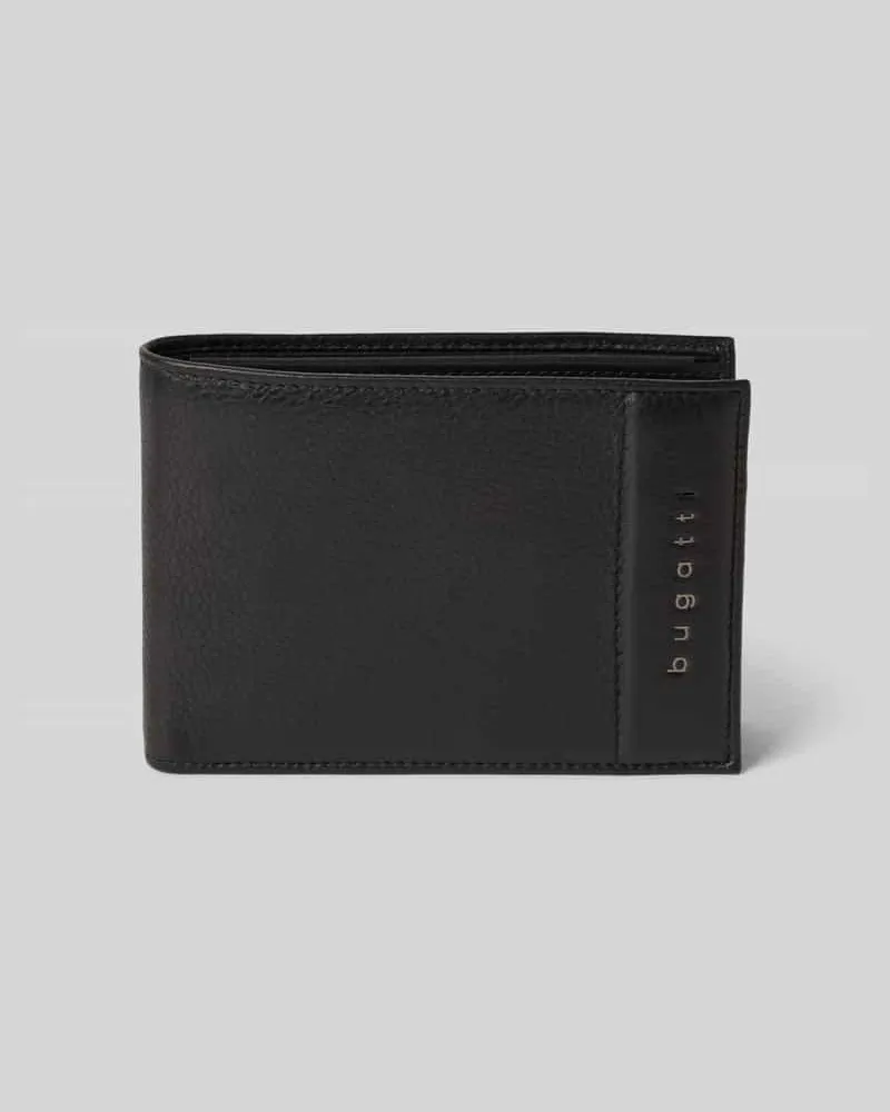 Bugatti Portemonnaie mit Label-Prägung Black