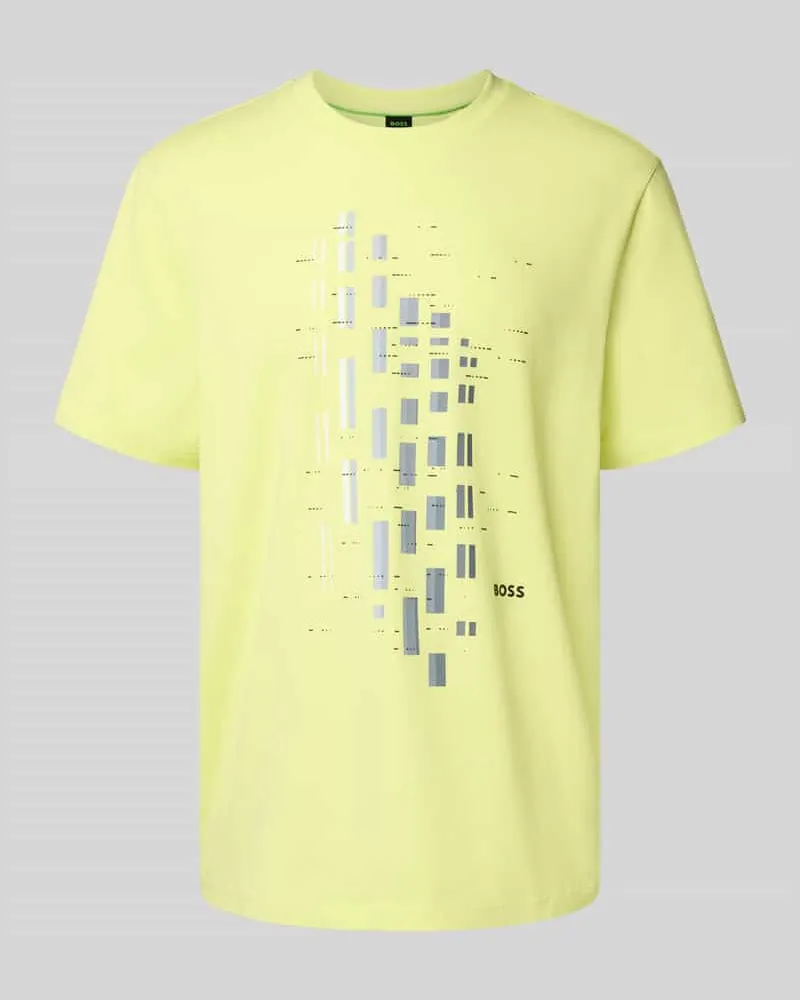 HUGO BOSS Regular Fit T-Shirt aus Baumwoll-Mix Modell 'GRX ZONE 