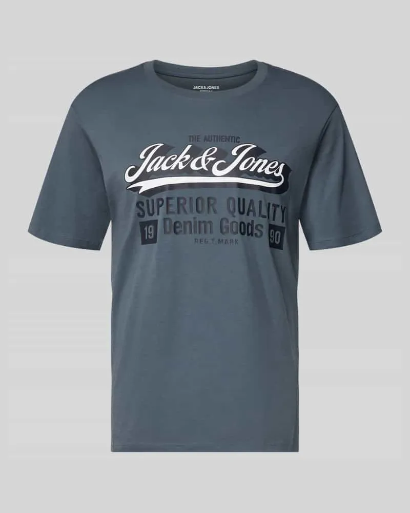 Jack & Jones T-Shirt mit Label-Print 