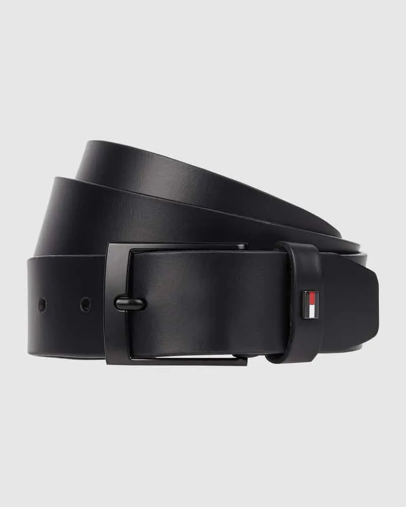 Tommy Hilfiger Ledergürtel mit Dornschließe Black