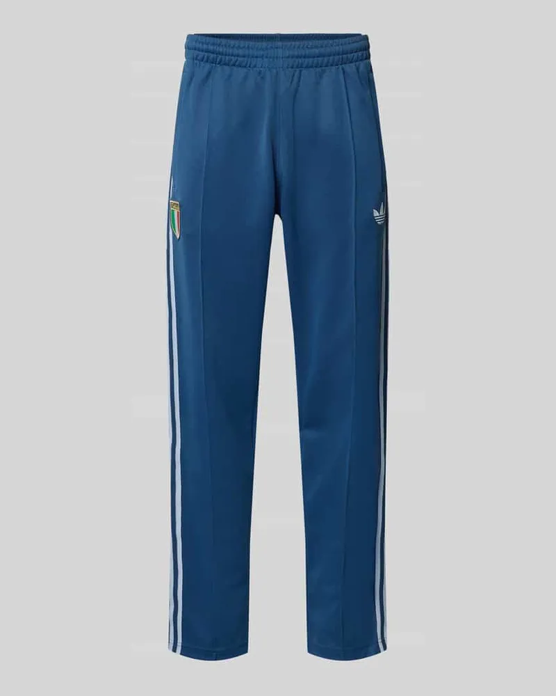adidas Regular Fit Sweatpants mit Baumwoll-Anteil Modell 'FIGC OG Marine
