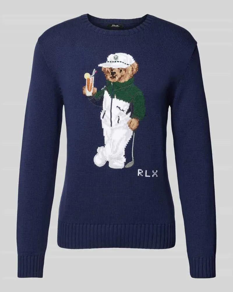 Ralph Lauren Strickpullover mit Polo Bear Motiv 