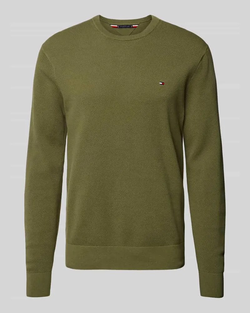 Tommy Hilfiger Strickpullover mit Rundhalsausschnitt 