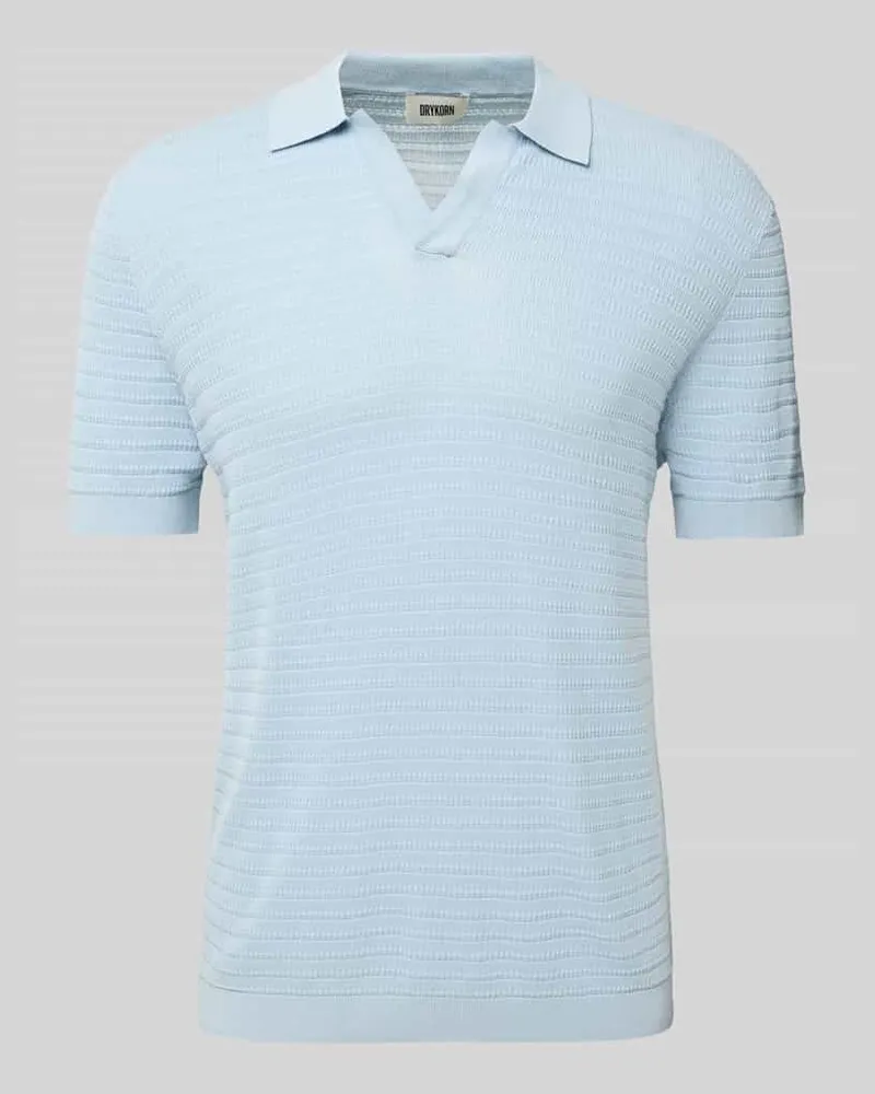 Drykorn Regular Fit Poloshirt mit V-Ausschnitt Modell 'BRAIAN 