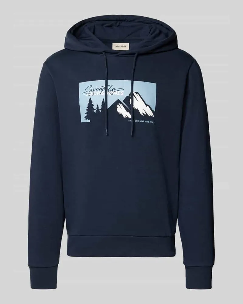 Jack & Jones Hoodie mit Motiv-Print Modell 'SUN 