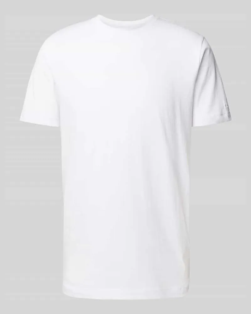 Olymp T-Shirt mit geripptem Rundhalsausschnitt im 2er-Pack 