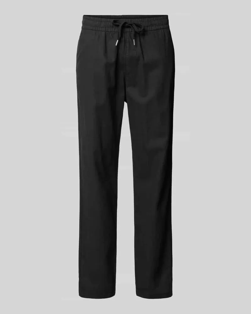 Matinique Regular Fit Leinenhose mit elastischem Bund Modell 'barton 