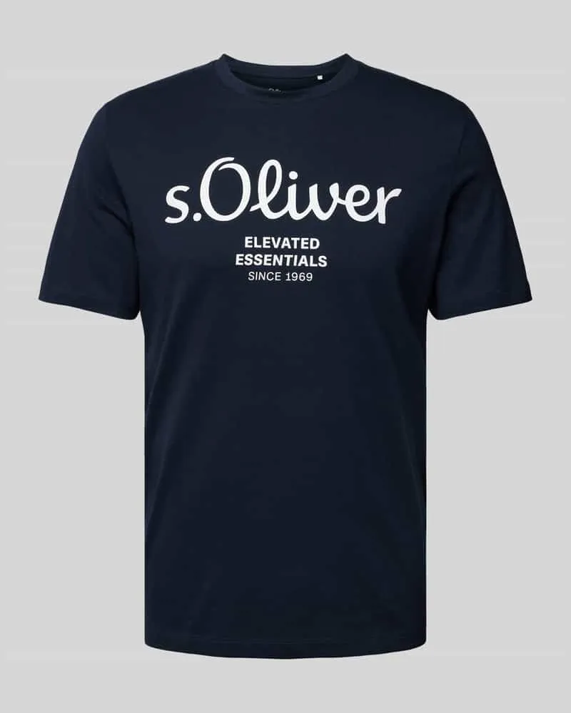 S.Oliver T-Shirt mit Label-Print 