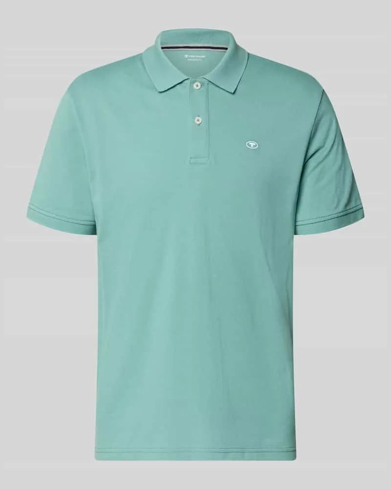 Tom Tailor Regular Fit Poloshirt aus reiner Baumwolle Lind