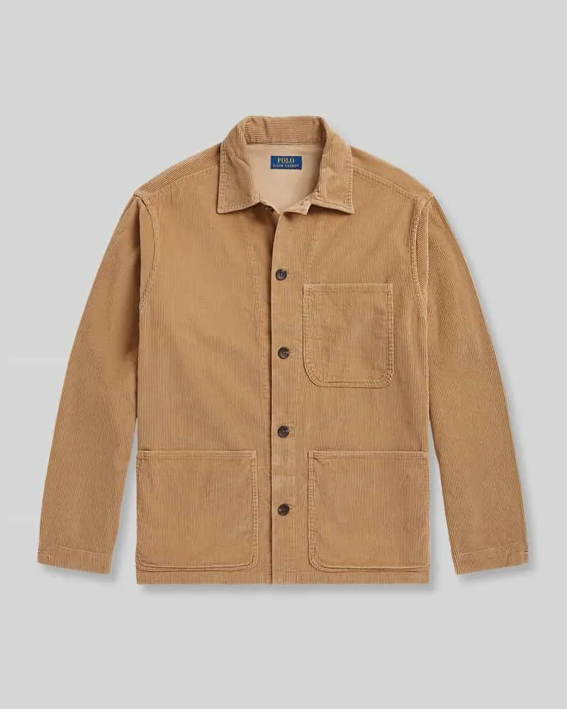 Ralph Lauren Regular Fit Freizeithemd aus reiner Baumwolle Camel
