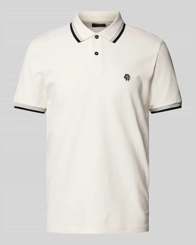 McNeal Poloshirt mit Label-Stitching Offwhite