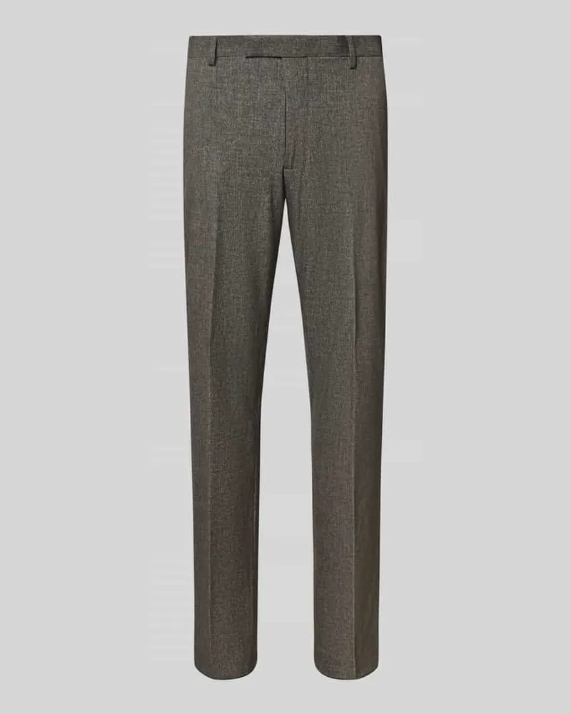 McNeal Slim Fit Hose mit Viskose-Anteil Dunkelbraun