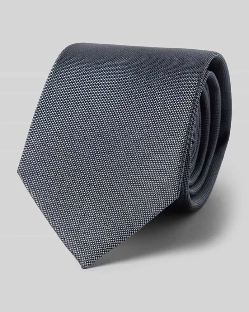 Blick Krawatte aus reiner Seide Anthrazit