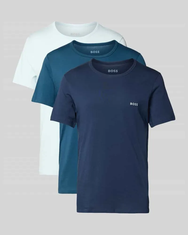 HUGO BOSS Regular Fit T-Shirt Set aus reiner Baumwolle im 3er-Pack 