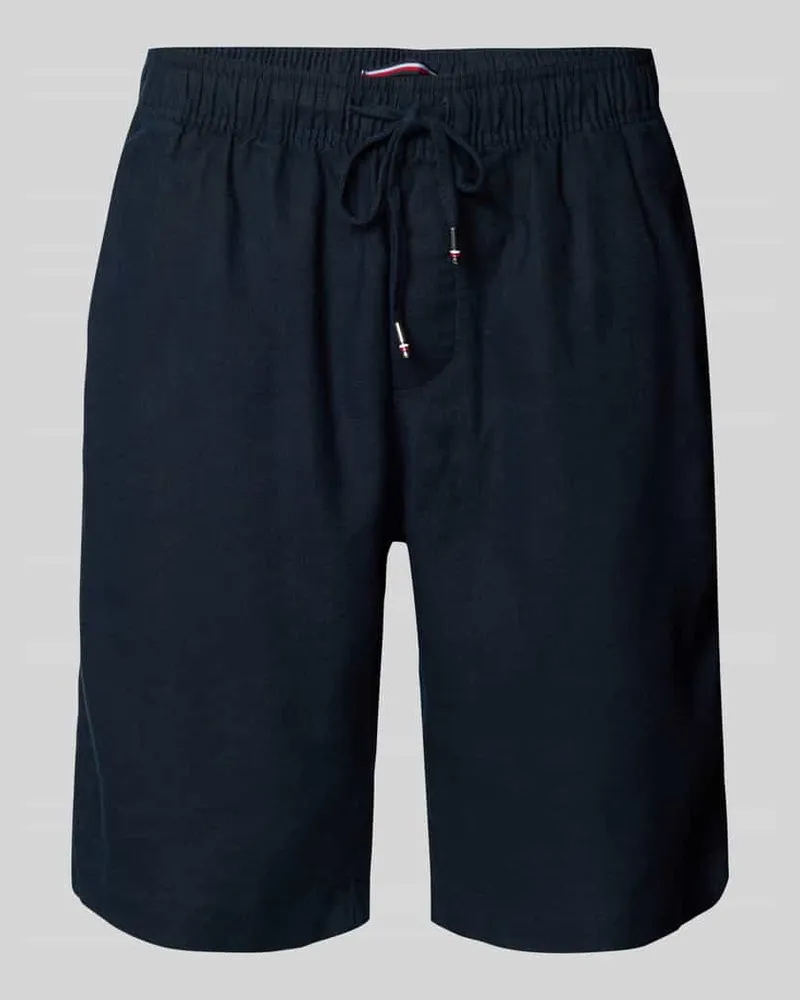 Tommy Hilfiger Relaxed Fit Shorts aus Leinen-Mix 