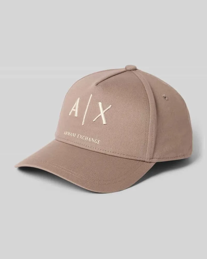 Armani Exchange Basecap mit Label-Stitching Mint