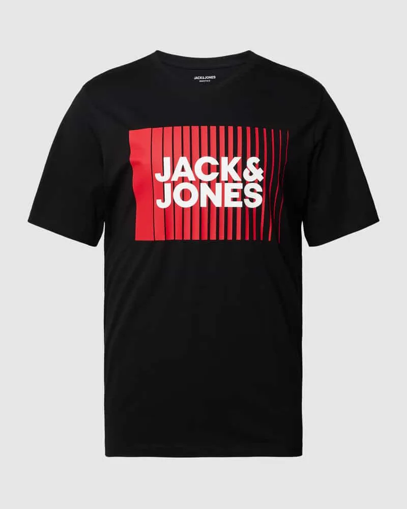 Jack & Jones T-Shirt mit Label-Print Modell 'CORP 