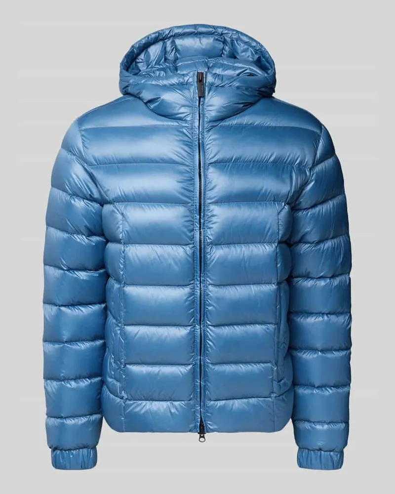 Colmar Daunenjacke mit Kapuze und Zweiwege-Reißverschluss Petrol