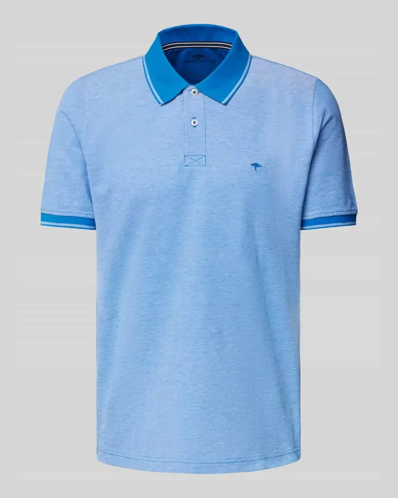 Fynch-Hatton Regular Fit Poloshirt mit Logo-Stitching Royal