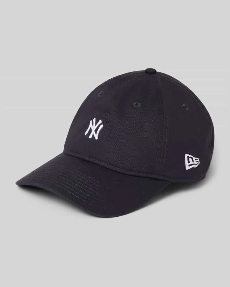 New Era Basecap mit Label-Stitching Marine