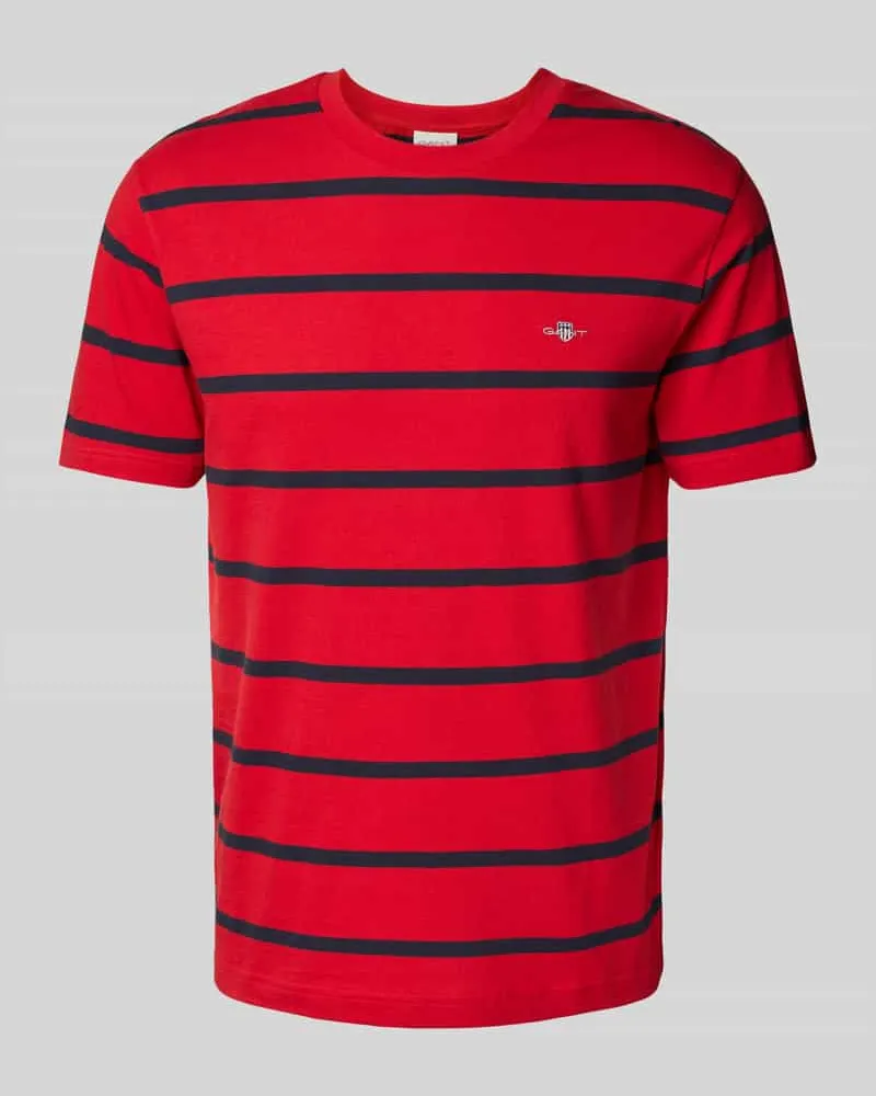 Gant T-Shirt mit Label-Stitching 