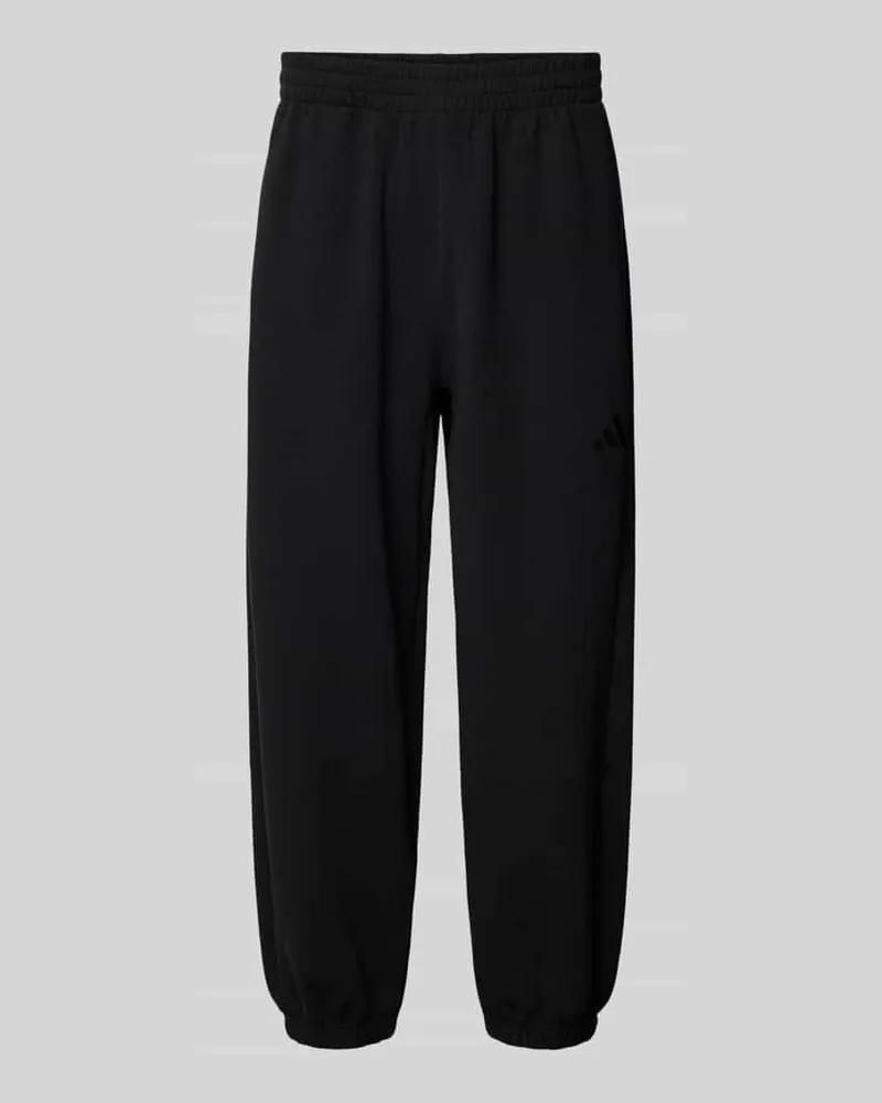 adidas Comfort Fit Sweatpants mit Logo-Print Black