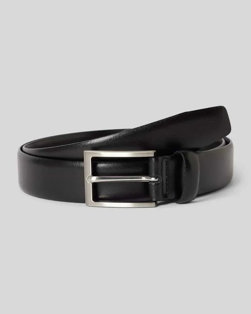 McNeal Gürtel aus Leder-Mix Black