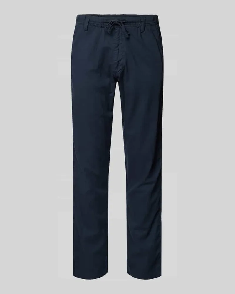 Jack & Jones Relaxed Fit Hose aus Baumwoll-Leinen-Mix Modell 'KANE Marine