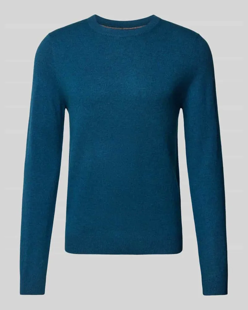 McNeal Strickpullover aus Woll-Mix mit Kaschmir-Anteil Petrol