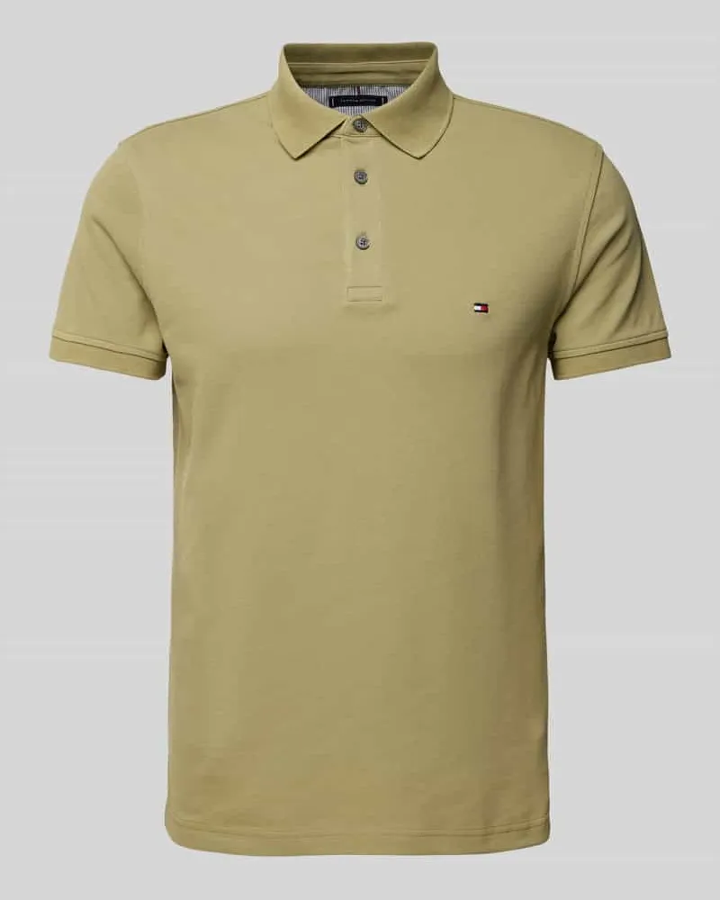 Tommy Hilfiger Poloshirt mit Label-Stitching 