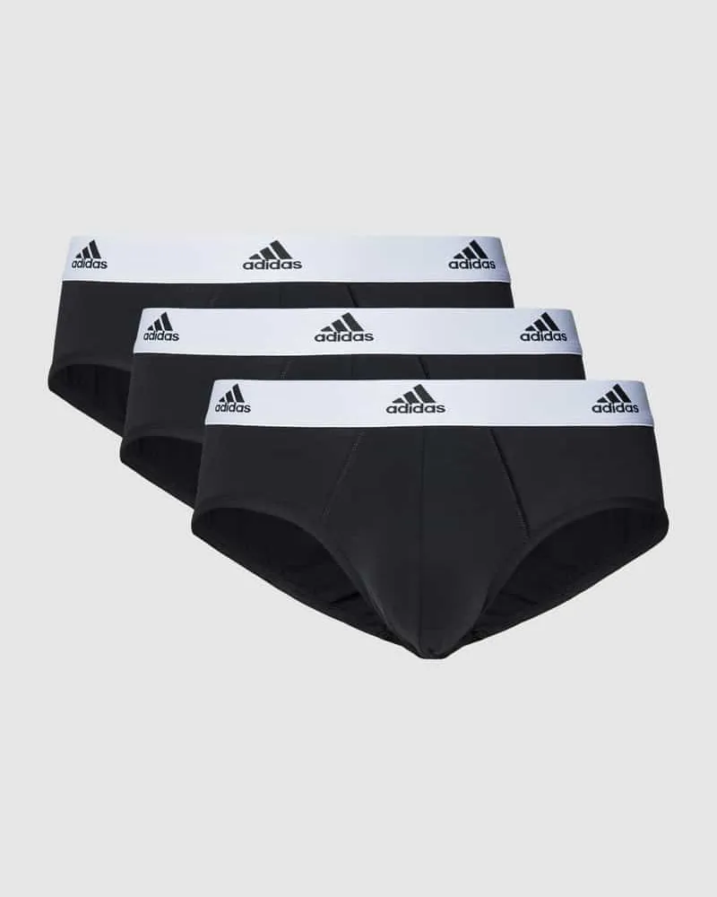 adidas Slip mit Logo-Bund im 3er-Pack Black