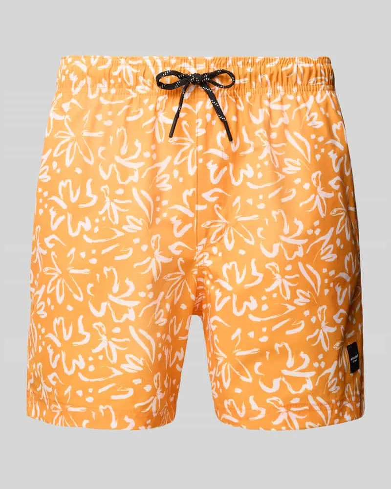 Jack & Jones Regular Fit Badeshorts mit Gesäßtasche Modell 'MAUI 