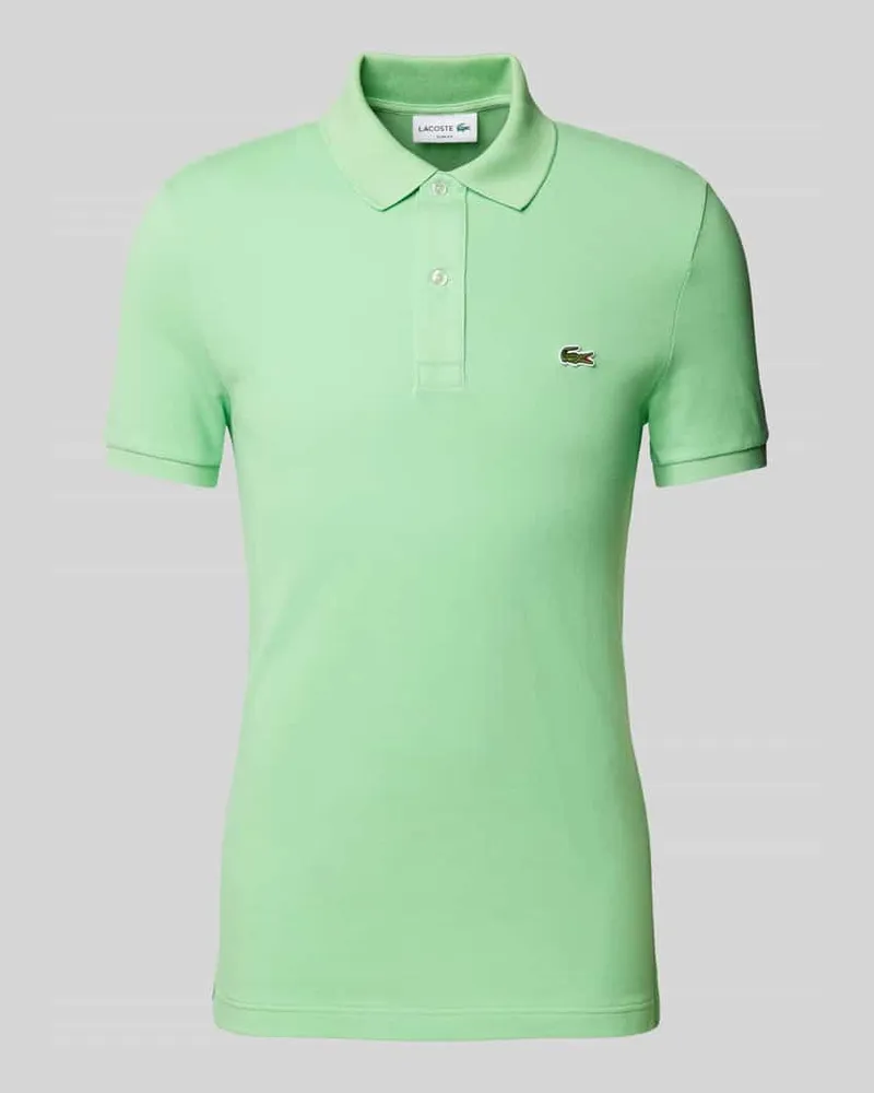 Lacoste Slim Fit Poloshirt mit Label-Patch Modell 'PIQUE Apfel